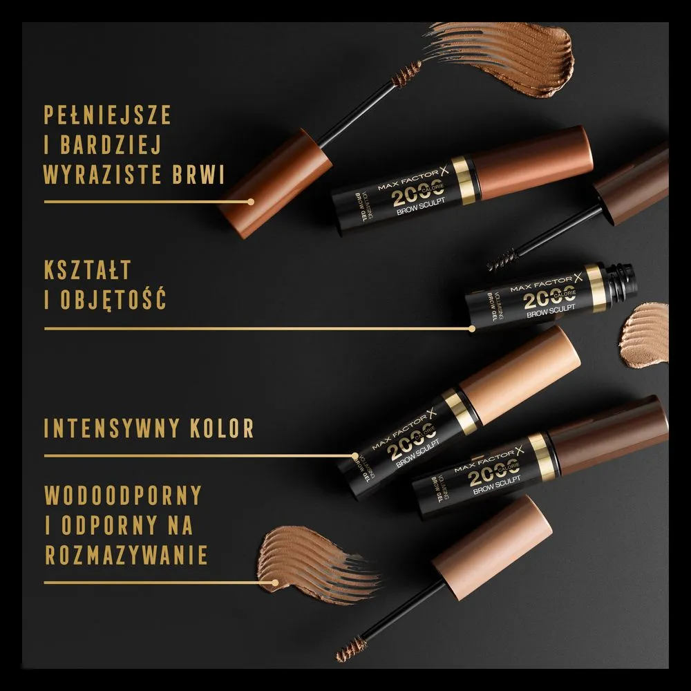 2000 Calorie Brow Gel stylizujący żel do brwi 04 Black Brown 4.5ml