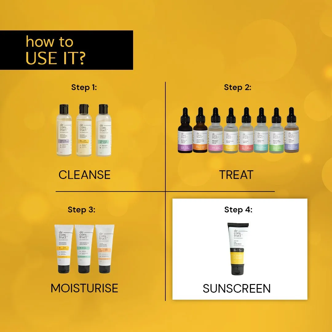 Gel Sunscreen Combo For Oily Skin - Spf 55  And Pa    | Water Resistant Sunscreen