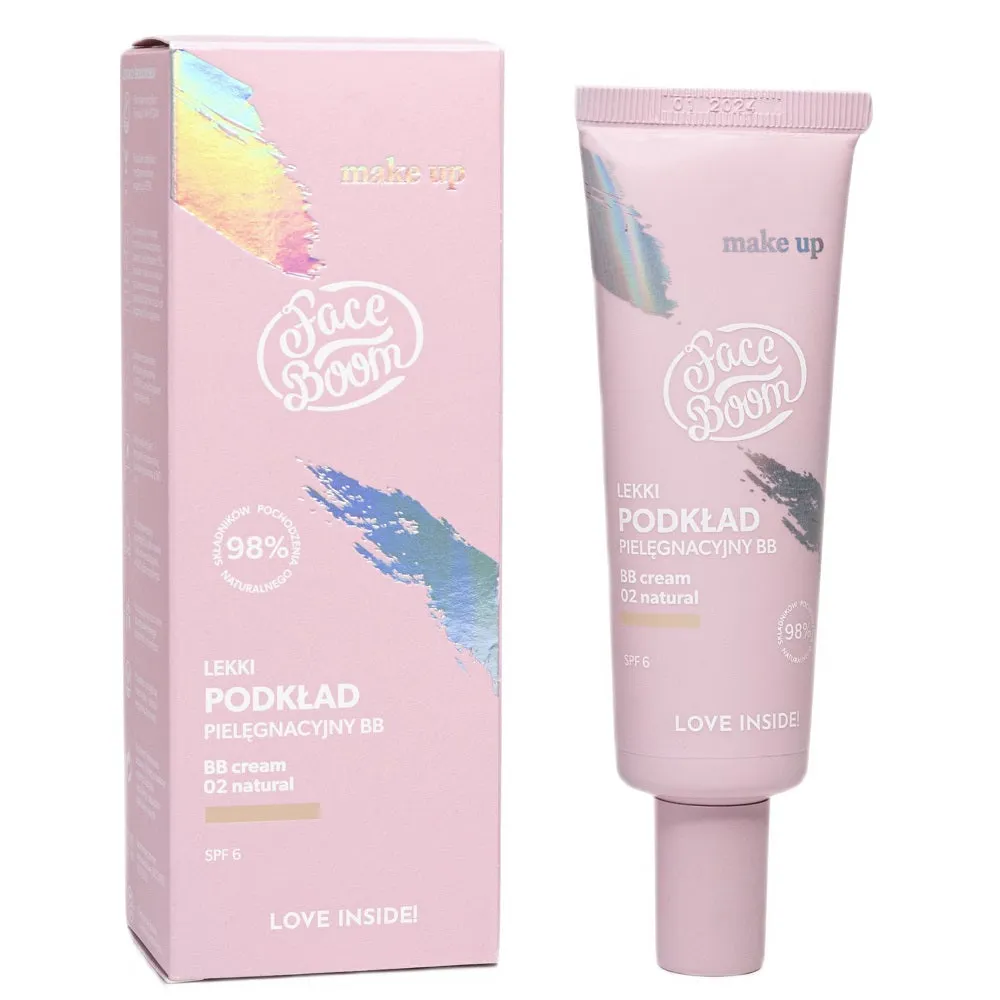 Lekki podkład pielęgnacyjny BB 02 Natural 30g