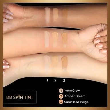 Myglamm Manish Malhotra BB Skin Tint With SPF 50 PA    - Ivory Glow | Hydrating, Light to Medium Coverage, Skin Brightening BB Cream For Light Skin 30g