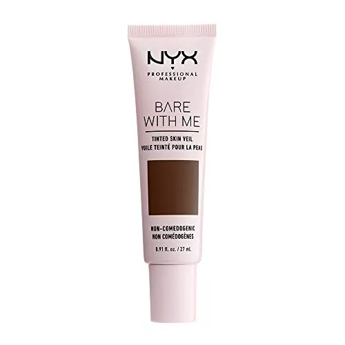 NYX PROFESSIONAL MAKEUP Bare With Me Tinted Skin Veil, Lightweight BB Cream - Deep Espresso