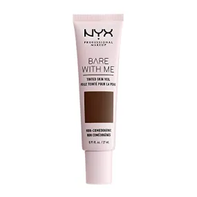 NYX PROFESSIONAL MAKEUP Bare With Me Tinted Skin Veil, Lightweight BB Cream - Deep Espresso