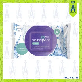 SWISSPERS ORIGINAL FACIAL WIPES 25'S / PACK