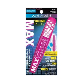 Wet n Wild Max Volume Plus Waterproof Mascara Amp'd Black